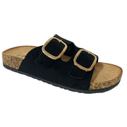 Sandalias AMANA LS028 Negro Hebilla