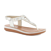Sandalias INBLU ZO11 Blanco Hebilla