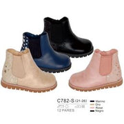 Botas Bubble Bobble C782 Negro Elásticos