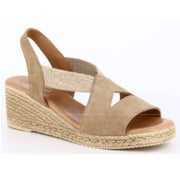 Sandalias RIVERA 1120 Camel Elásticos