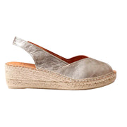 Sandalias TONI PONS BERNIA Platino Elásticos