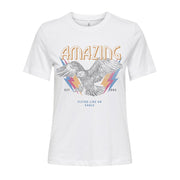 Camisetas ONLY 15327666 Blanco Amazing