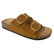 Sandalias AMANA LS028 Cafe Hebilla