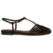 Sandalias CORINA M6396 Cafe Hebilla