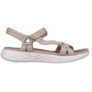 Sandalias SKECHERS 141451 Taupe Velcro Verano 25