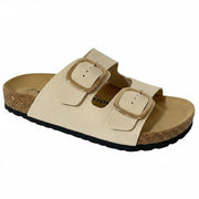 Sandalias AMANA LS028 Beige Hebilla
