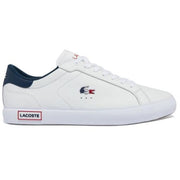 Casual LACOSTE POWERCOURT Blanco Navy Cordón