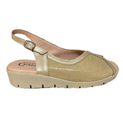 Sandalias Stiletto M101 Beige
