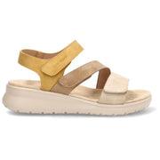 Sandalias AMARPIES ABZ30157 Mostaza Velcro