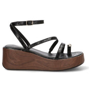 Sandalias ISTERIA 1112 Negro Hebilla