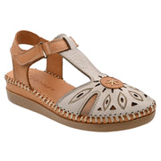 Sandalias 48 HORAS 4102 Taupe Velcro