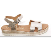 Sandalias OH! MY SANDALS 6105 Champagne Hebilla