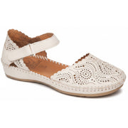 Sandalias ERASE 793-69 Crema Velcro
