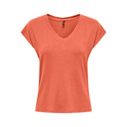 Camisetas ONLY 15315776 naranja ropa