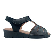 Sandalias Stiletto 485 Negro Velcro