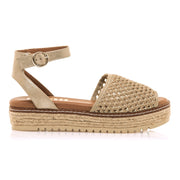 Sandalias Mustang 59617 Taupe Hebilla
