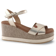 Sandalias Rivera 5473 Champangne Hebilla