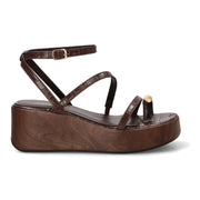 Sandalias ISTERIA 1112 MOKA Hebilla