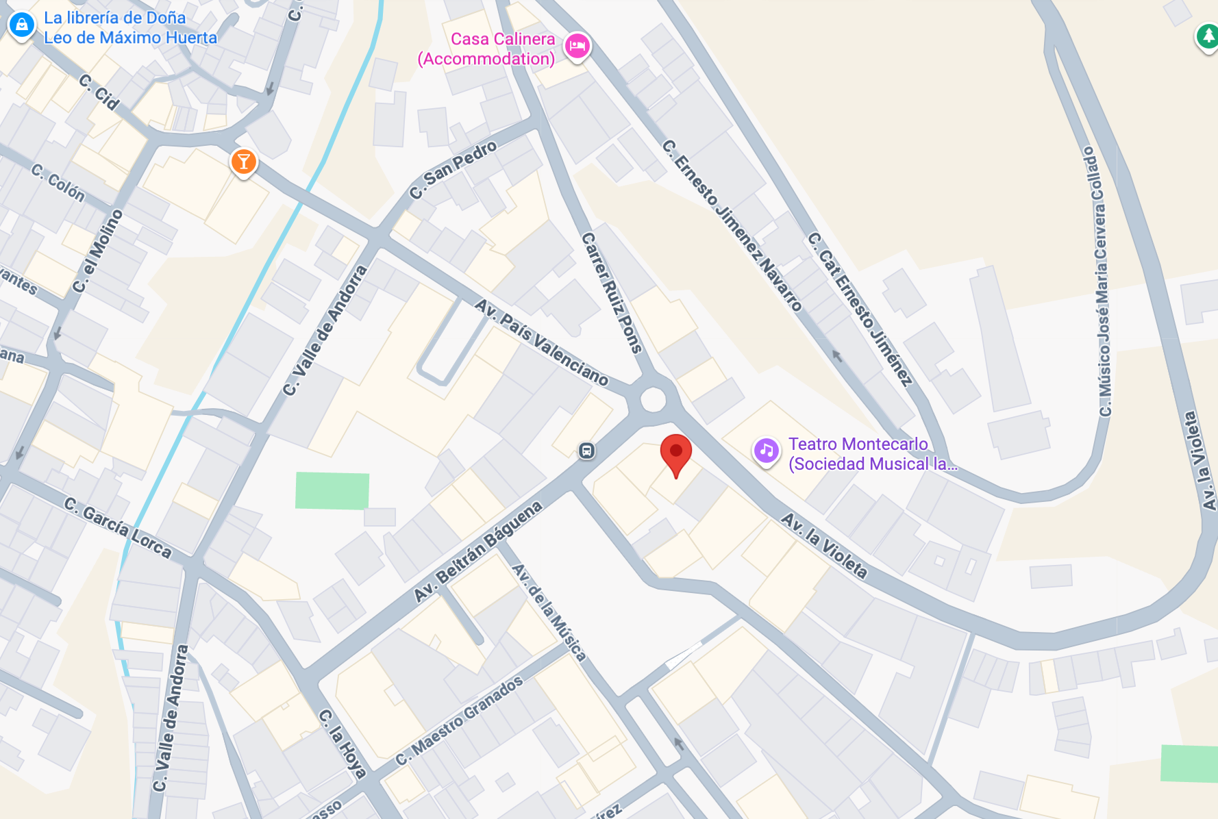 Mapa de ubicación de Rivera Calzados en Buñol, Valencia